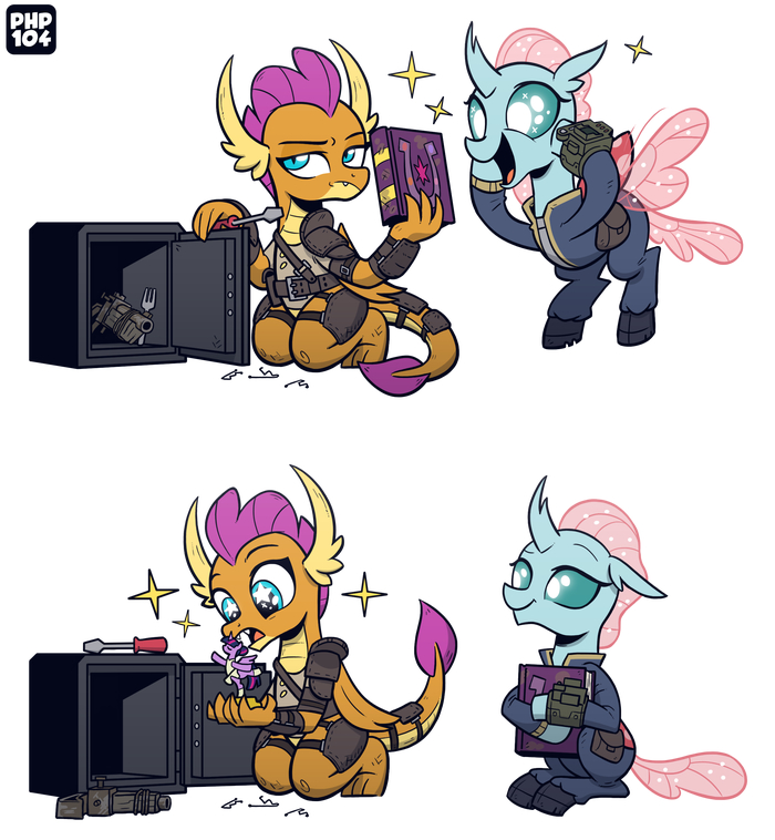   My Little Pony, Ocellus, Smolder, Fallout