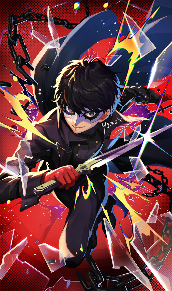  , , Anime Art, Persona, Persona 5, Ren amamiya, , Game Art
