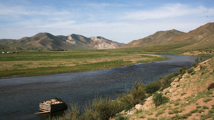 Река Идэр в Монголии, одна из «прародительниц» Енисея.