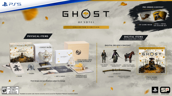 Все награды за «Ghost of Yōtei: Collector's Edition»