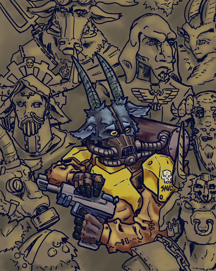   Warhammer 40k, Wh Art, Warhammer, , Beastmen, Astra Militarum, Imperium