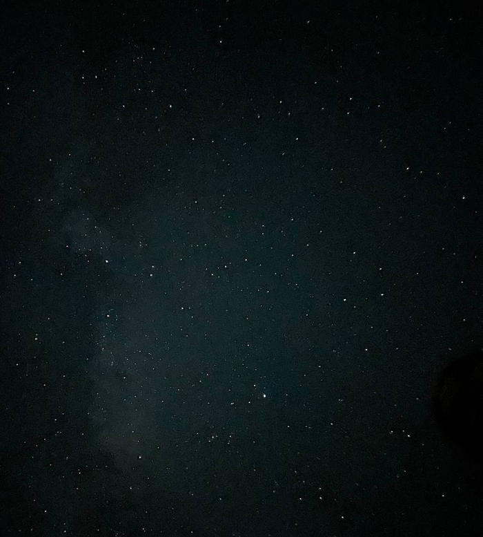 Крым - Звёздное небо и Млечный Путь в небе над Чёрным морем.