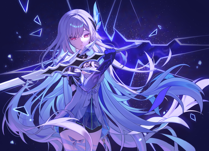  Pixiv, Anime Art, , Genshin Impact, Skirk (Genshin Impact)