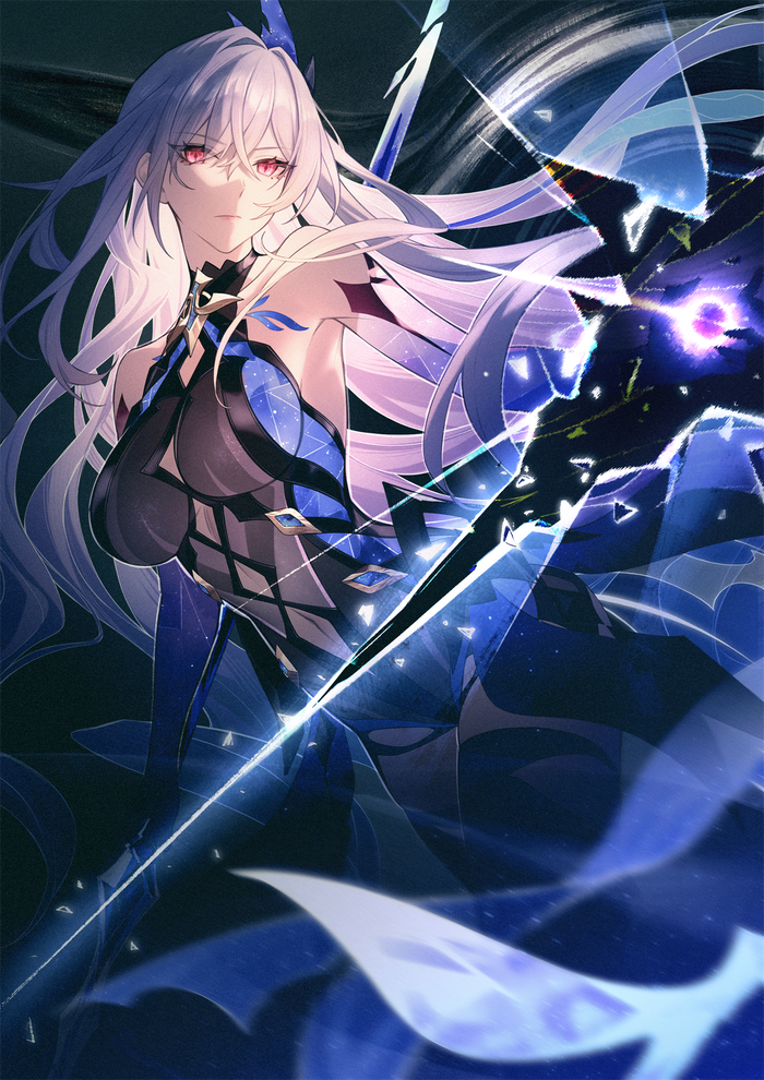  Genshin Impact, Anime Art, , Pixiv, Skirk (Genshin Impact)