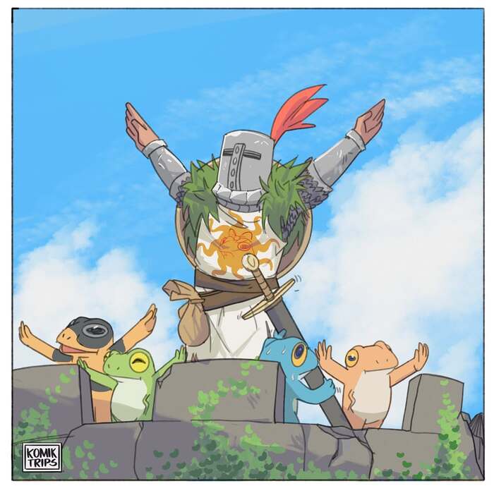   , Dark Souls, Solaire of Astora, , , It Is Wednesday My Dudes, Komik trips