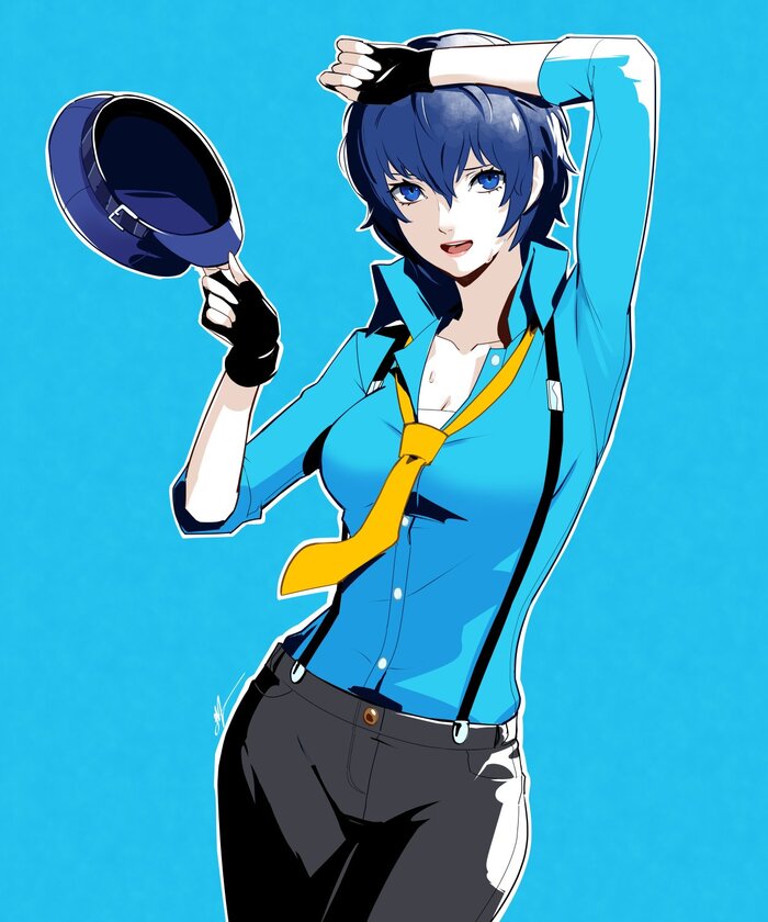 Eightyfourart, , , Anime Art, Persona, Persona 4, Naoto Shirogane, , Game Art