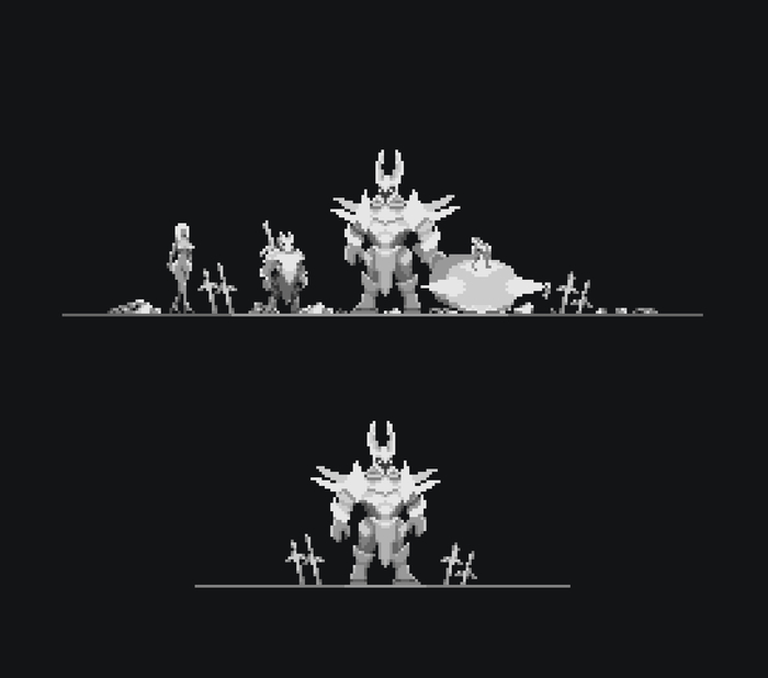 Ashen Souls [2] ,  ,  , , Pixel Art, 