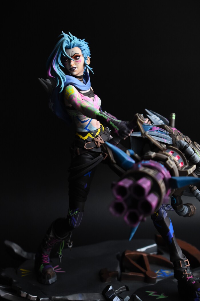    Arcane 3D , ,  , , , Jinx, Arcane, , 3D , ,  (), 