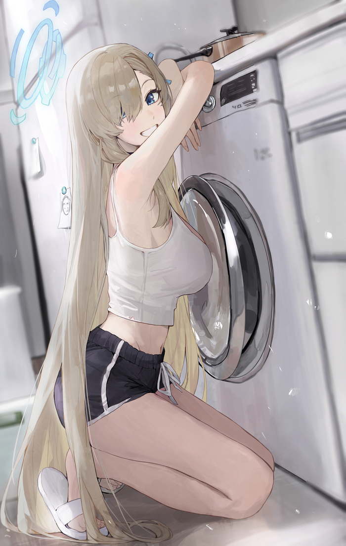      ! , Anime Art, Blue Archive, Ichinose Asuna