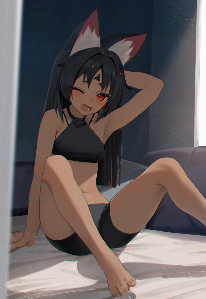 Только проснулась