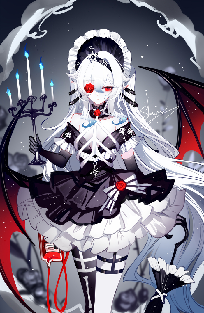  , Anime Art, , Original Character, Sheya