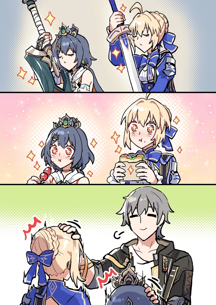  Honkai: Star Rail, ,  , , Saber, Caelus (Honkai: Star Rail), Yunli (Honkai: Star Rail), , Fate, Fate-stay Night