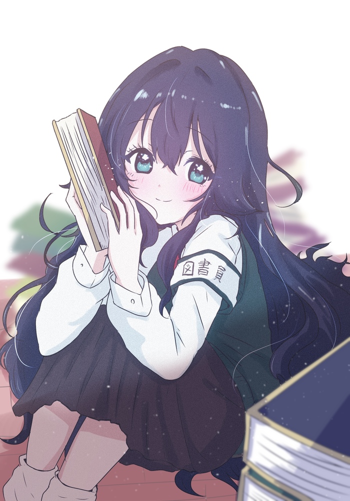 Shizuka Yoshimoto Anime Art, , Kimi No Koto Ga Dai Dai Dai Dai Daisuki Na 100-Nin, Pixiv, Yoshimoto Shizuka