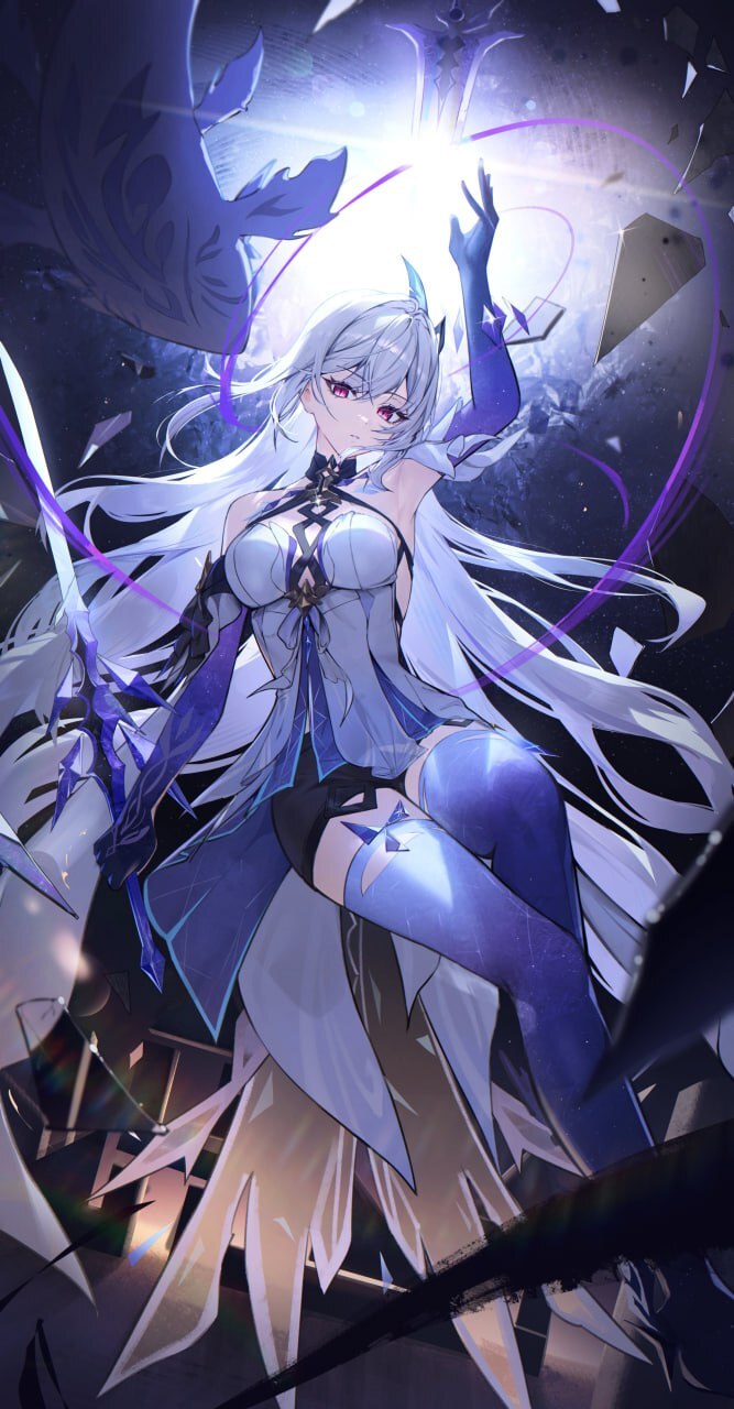 Skirk , Anime Art, Skirk (Genshin Impact), Genshin Impact