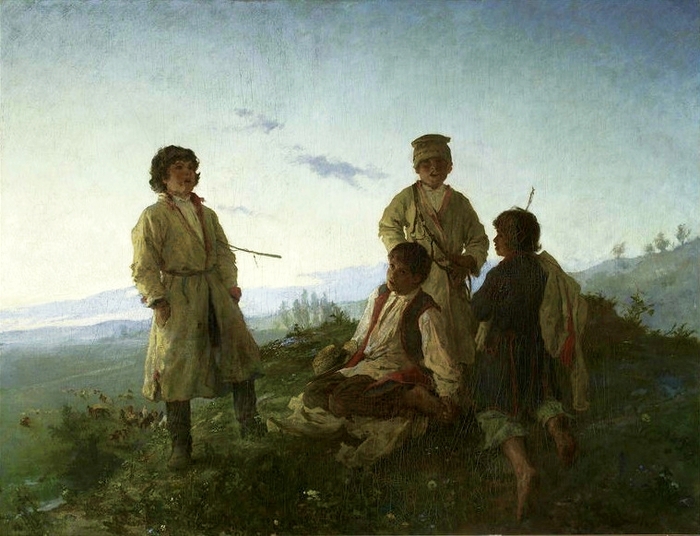 В. Прушковский "Встреча утренней зари" (1876)