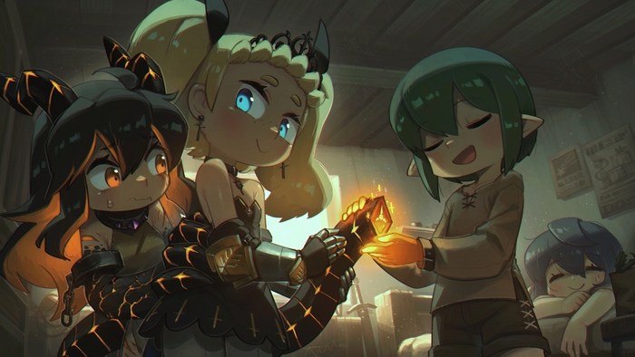     Porforever, , , Anime Art, Original Character, Monster Girl, , ,   , ,   