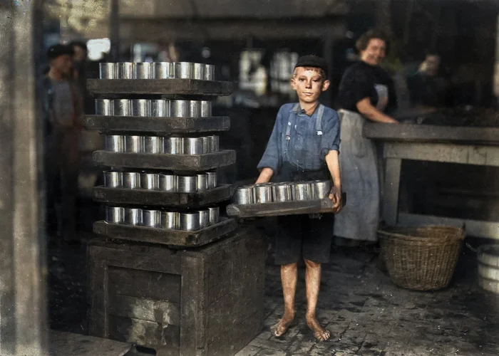 Подборка интересных и необычных фотографий из США. 20 раскрашенных фотографий ХХ века. Часть 24 Старое фото, Фотография, Историческое фото, 20 век, США, Колоризация, Длиннопост