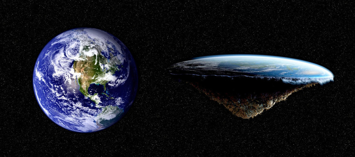 Теория о плоской Земле.