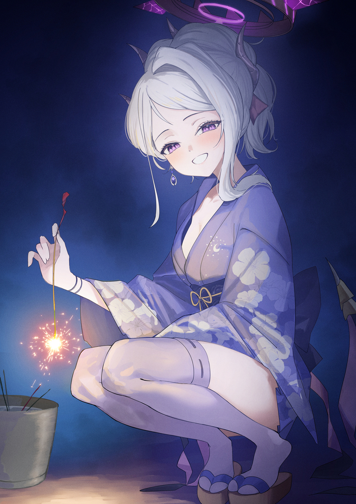  , Anime Art, Blue Archive, Sorasaki Hina, , ,   