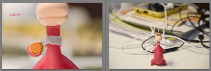 Подтягиваю экспозицию на глаз, что называется.