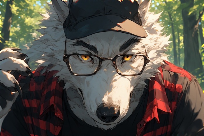    Wolfmks #1816 ,  , Furry Art,  , Furry wolf, 
