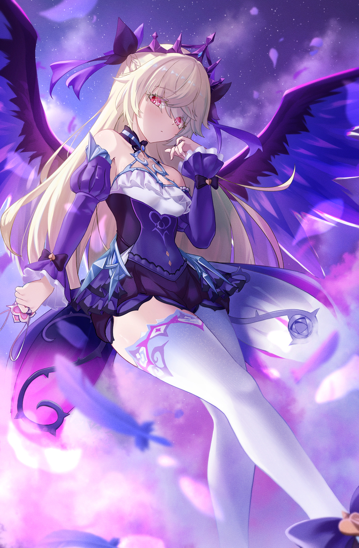  Anime Art, , Pixiv, Genshin Impact, Fischl (Genshin Impact)