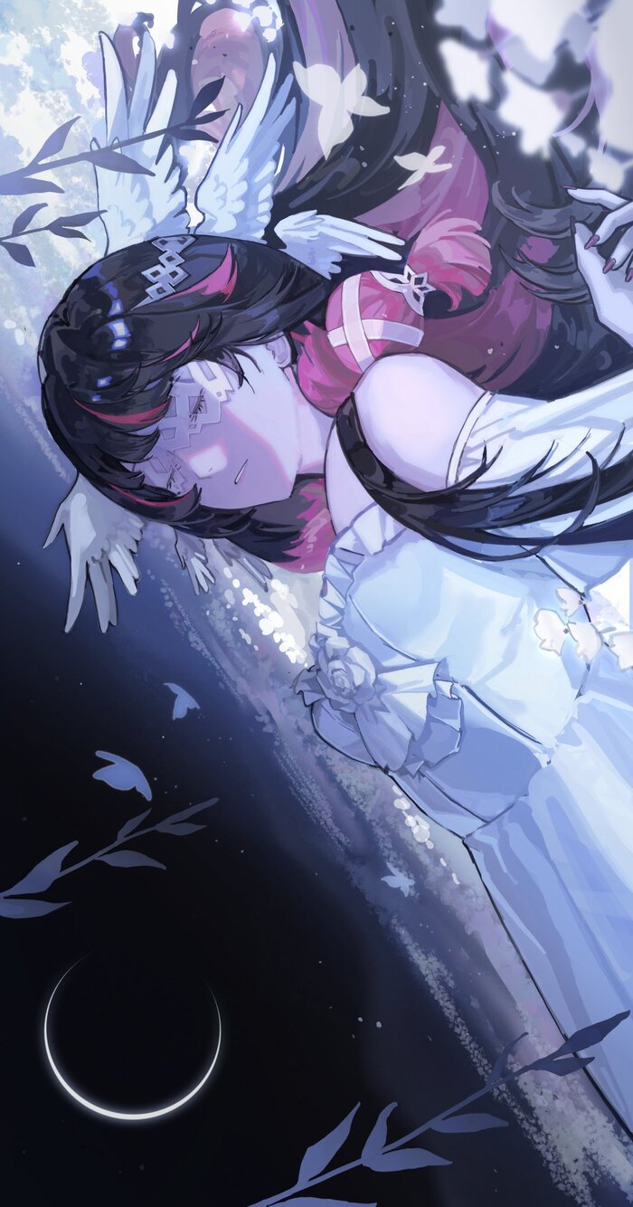     Genshin Impact, , Anime Art, Columbina (Genshin Impact), , 