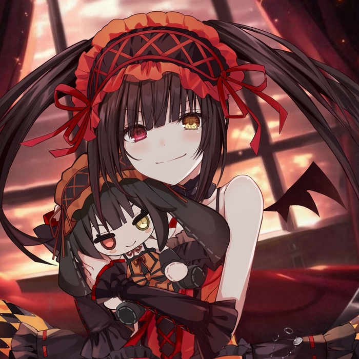 Kurumi Anime Art, , Date a Live, Kurumi Tokisaki, Pixiv