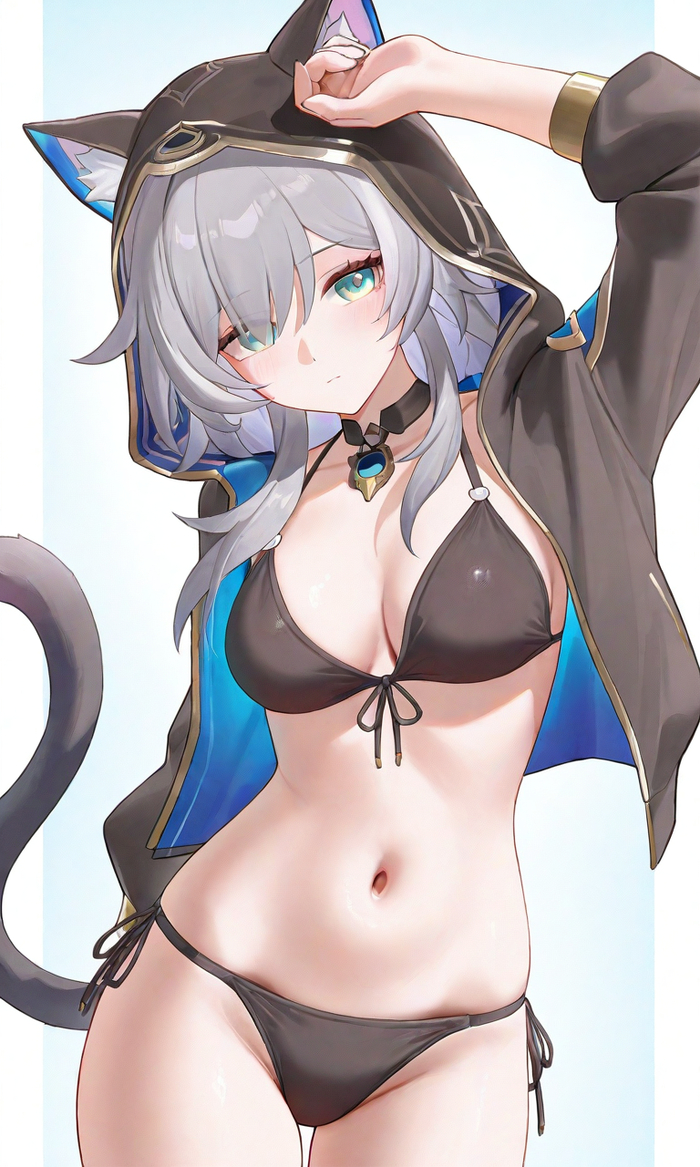  Anime Art, Honkai: Star Rail, Cipher (Honkai: Star Rail), Animal Ears, , ,  
