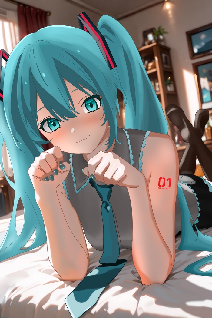       , Anime Art, , Hatsune Miku, Vocaloid, Vocaloid Art, Waifu, 