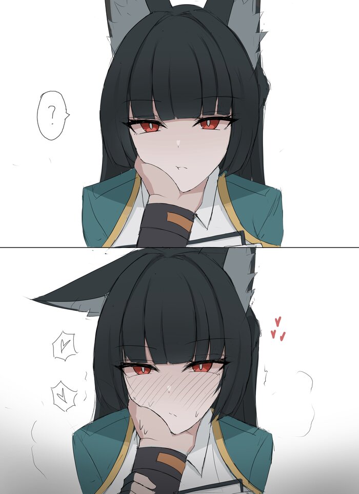 Huh? Go on , , Anime Art, Zenless Zone Zero, Hoshimi Miyabi (zzz), Animal Ears, , , Namikare4