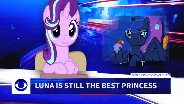 FFN News My Little Pony, Ponyart, Starlight Glimmer, Sweetie Belle, Princess Luna