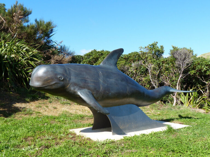 Статуя Пелоруса Джека установлена у входа во Френч-Пасс, самый опасный участок пролива Кука, в который стараются не заплывать даже сегодня. Он словно бы провожает отважных мореплавателей, решивших пойти этим путём.