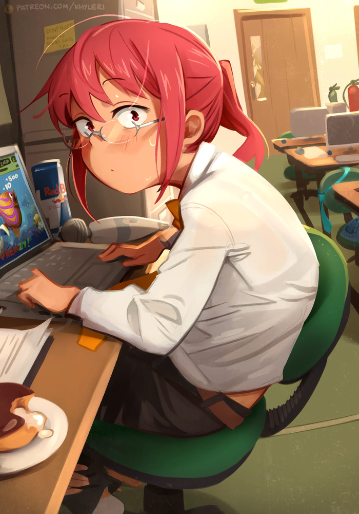      , , , , , , Khyleri, Kobayashi-san chi no maidragon, Kobayashi, Anime Art