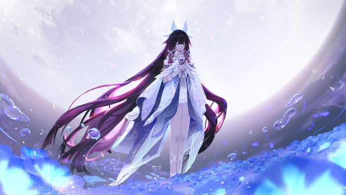   Genshin Impact, , Anime Art, Columbina (Genshin Impact), Fatui, 