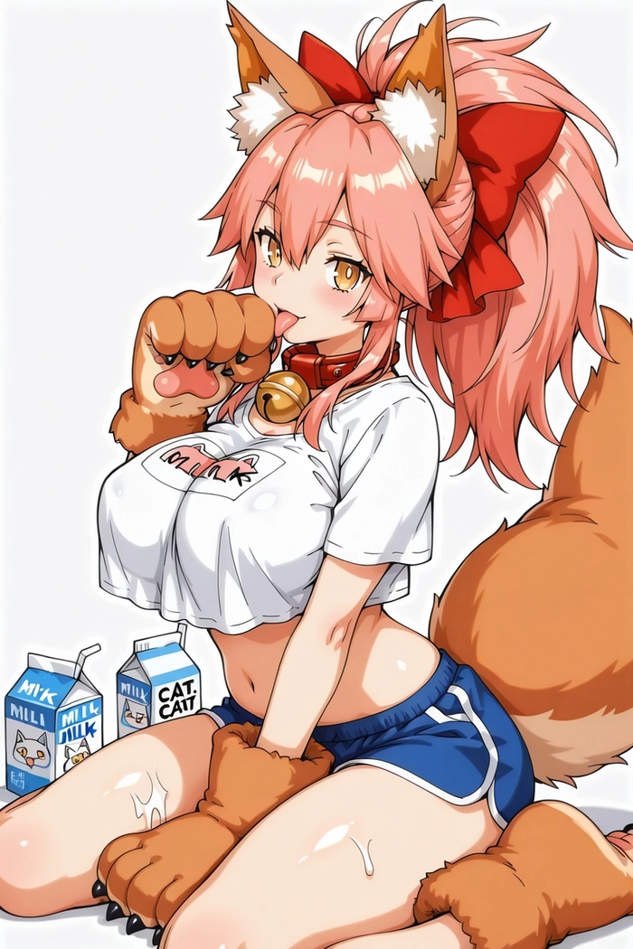 Tamamo day , Anime Art, Animal Ears,  , Tamamo no Mae, Tamamo the Cat, Fate Grand Order