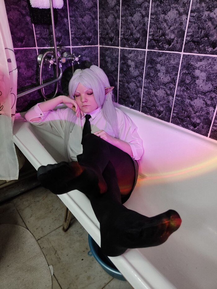 Фрирен Фотография, Косплееры, Косплей, Длиннопост, Колготки, Футфетиш