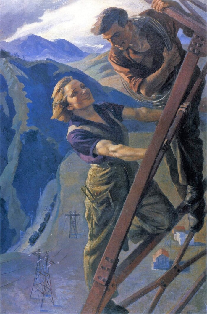 Серафима Рянгина. "Всё выше!" 1934 г.