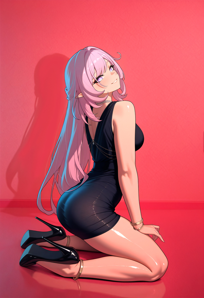 Elysia Dress Anime Art, , Honkai Impact, Elysia, ,  ,    ,  , 