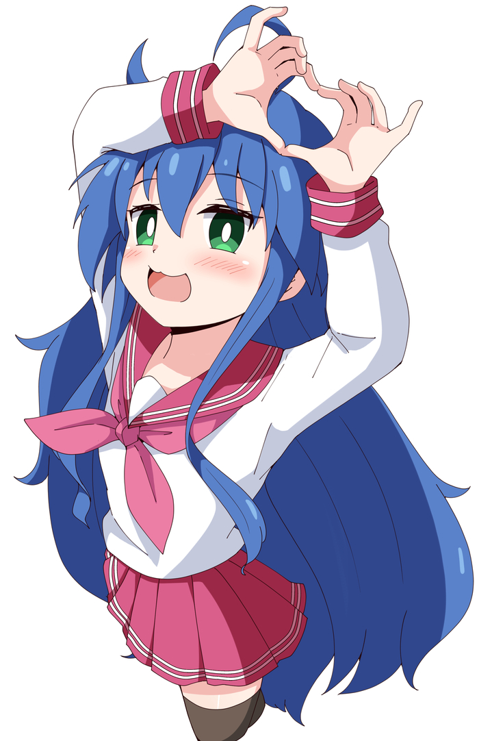 Konata Anime Art, , Lucky Star, Konata Izumi,  , Pixiv