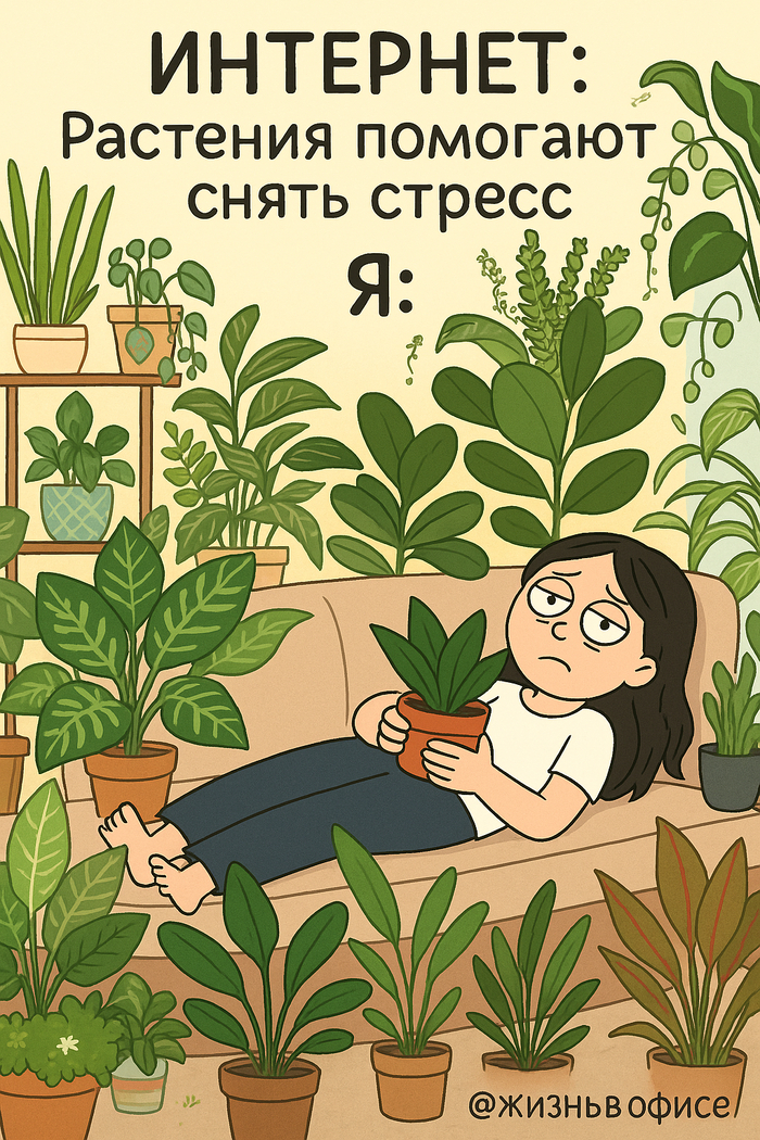 Растения помогают