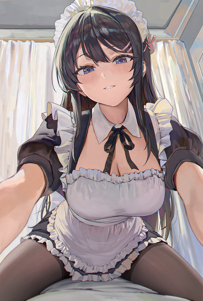  , Anime Art, , , Mai Sakurajima, Rascal Does Not Dream of Bunny Girl Senpai, Amiki_3, 