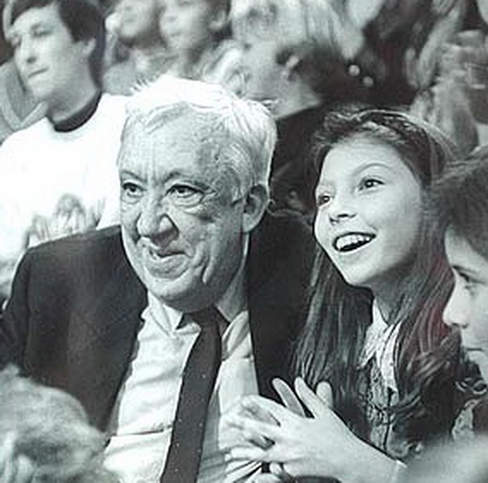 Юрий Никулин с внучкой Марией