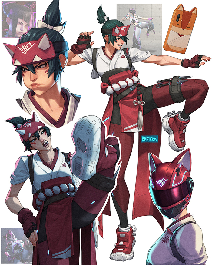 Streetwatch Blizzard, Overwatch, Street Fighter, , Hanzo, Kiriko Kamori, Widowmaker, , Chun-li, Juri, Cammy White, Breikka, 