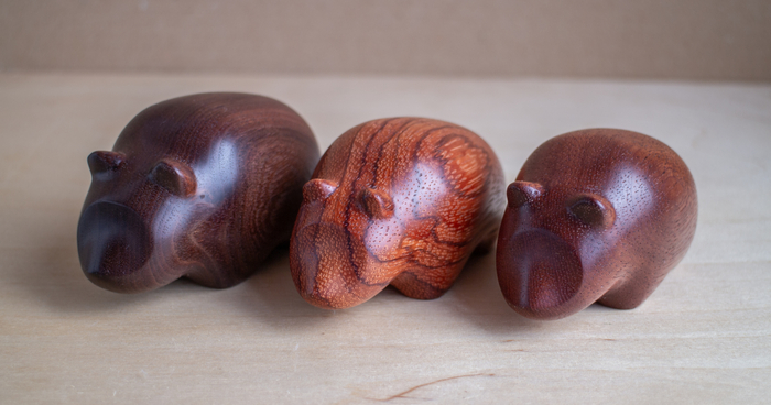 С лева на право - Американский Орех, Эбиара, Косипо