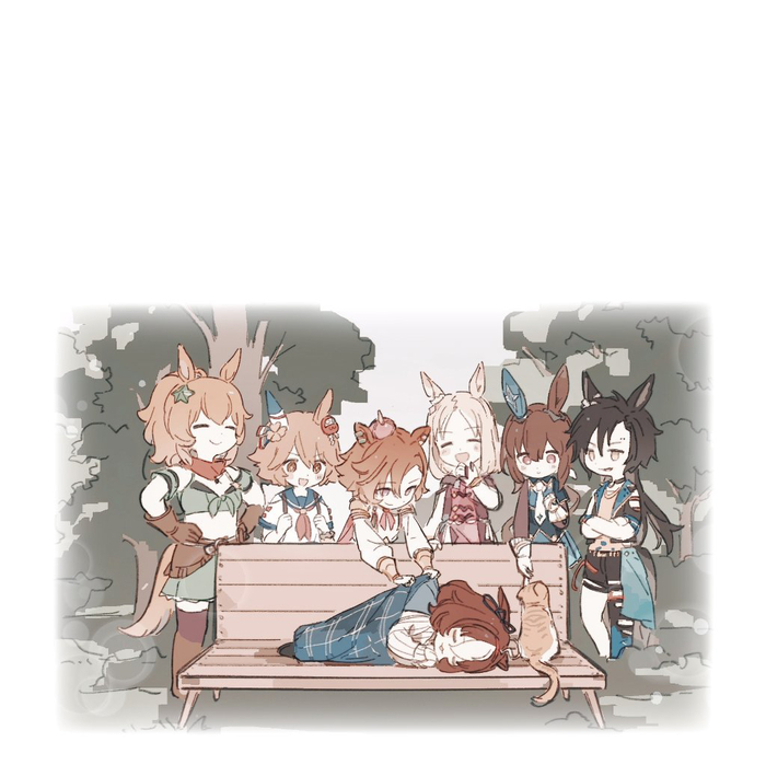  ... , Anime Art, Uma Musume Pretty Derby, Meisho Doto, Haru Urara, Tm Opera o (Uma Musume), Narita Top Road, Admire Vega, Taiki Shuttle, Air Shakur, , Animal Ears, , , , , , 