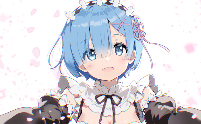 Rem Anime Art, , Re:Zero Kara, Rem (Re:Zero Kara), , Pixiv