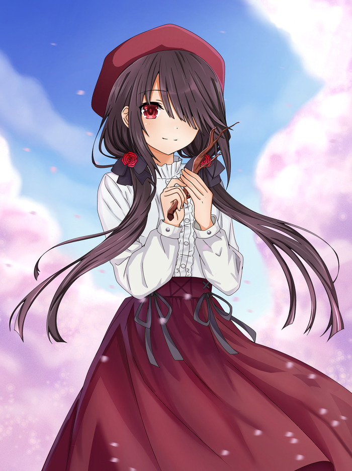 Kurumi Anime Art, , Date a Live, Kurumi Tokisaki, Pixiv