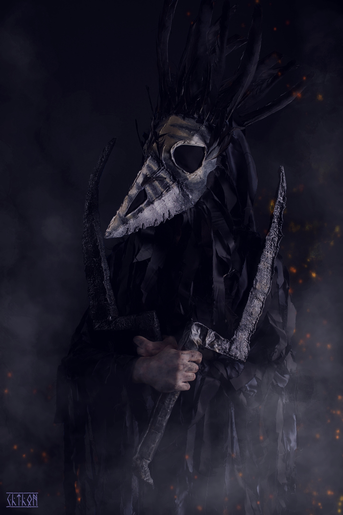 Косплей на Вальравна и Сенуа из Hellblade: Senua`s Sacrafice