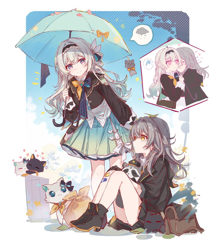    Anime Art, , Stelle (Honkai: Star Rail), Firefly (Honkai: Star Rail), Honkai: Star Rail, Yajuu, , , Seifuku
